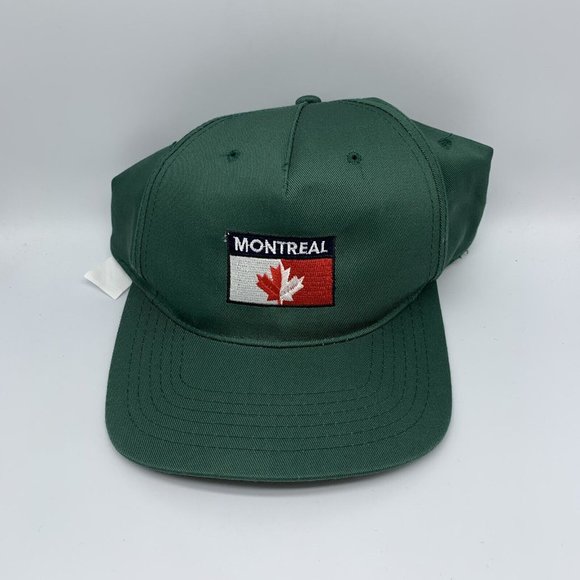 Montreal Toronto Vancouver Canada Flag AJM Headwear Hat Snapback‎ Cap - Picture 1 of 6